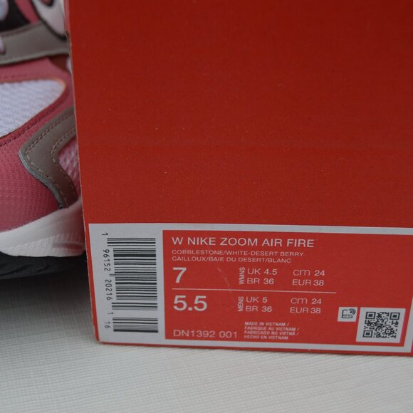 Nike Zoom Air Fire Unisex W7/M5.5 (New) - Picture 11 of 12